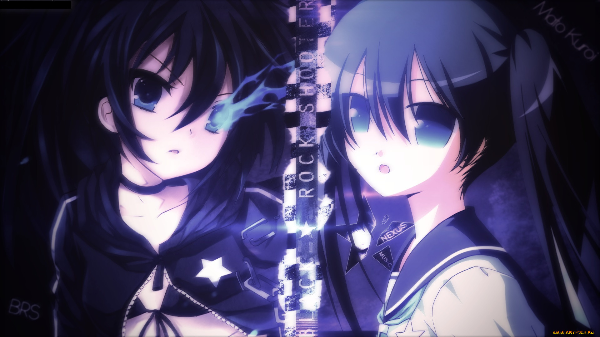 , black rock shooter, lyfoon, kuroi, mato, black, rock, shooter, , 